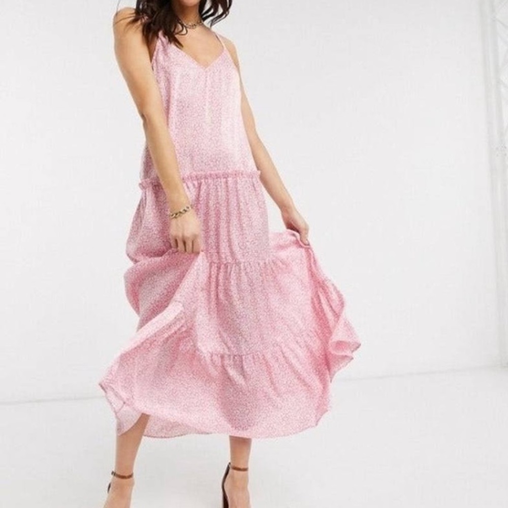 TOPSHOP Slip Floral Print Dress Size 8